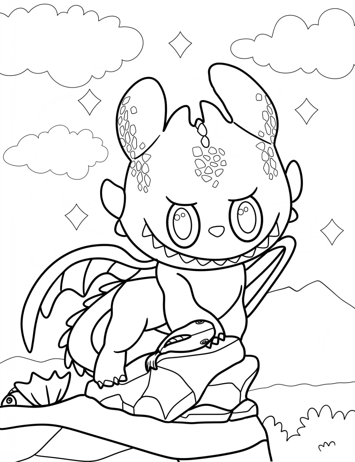 Desenho de Labubu para imprimir