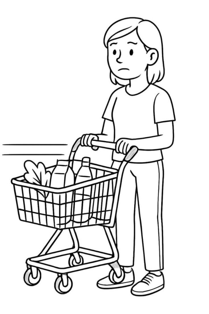 Desenho de Pobre Goods para imprimir