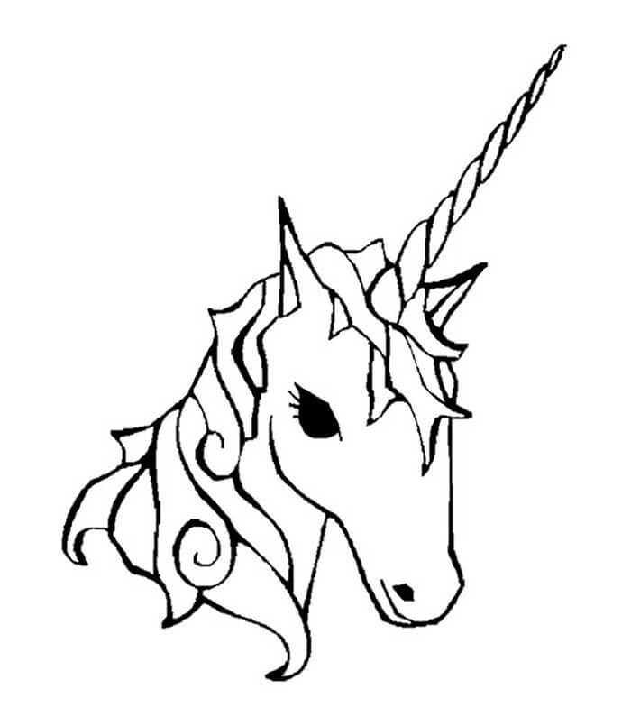 Desenho de Unicórnios para imprimir
