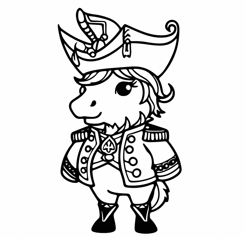 Desenho de Unicórnios para imprimir