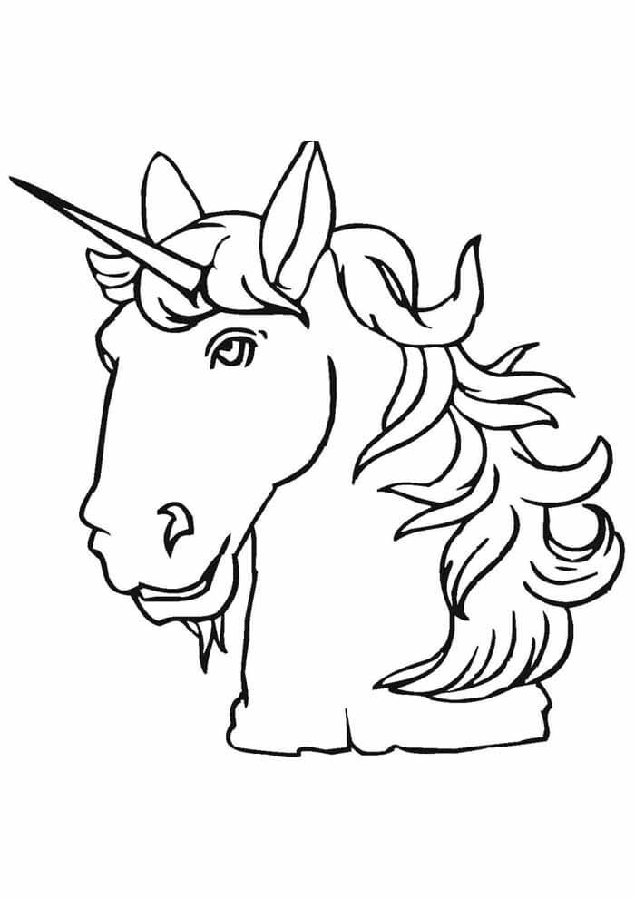 Desenho de Unicórnios para imprimir