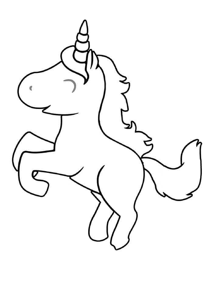 Desenho de Unicórnios para imprimir