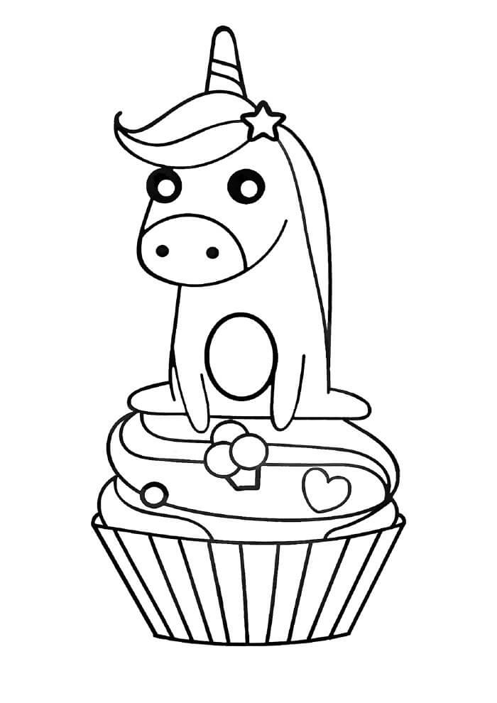 Desenho de Unicórnios para imprimir