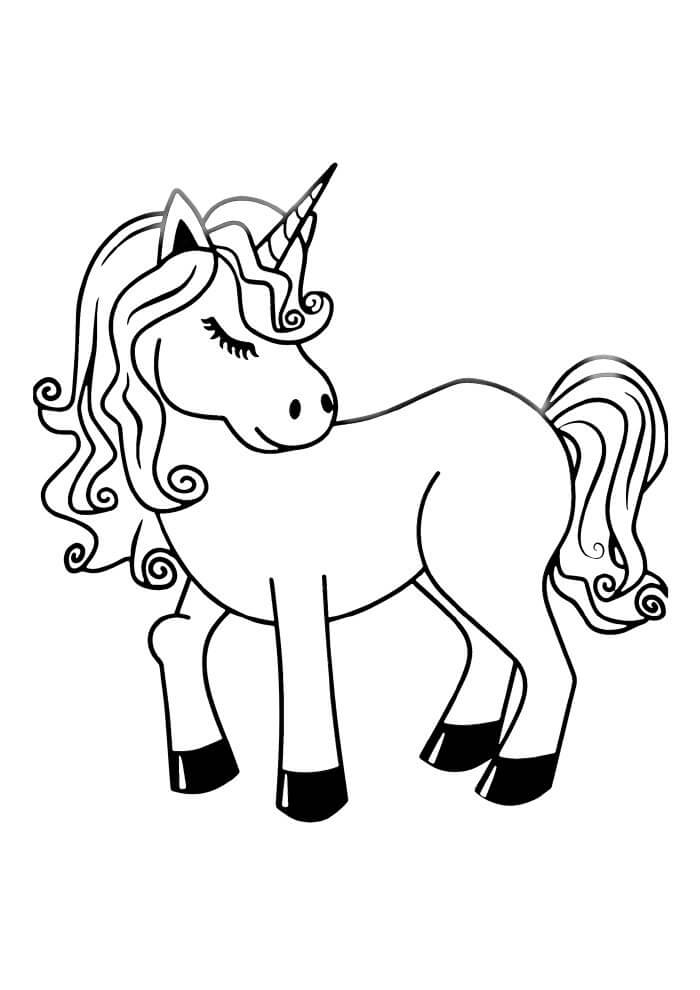 Desenho de Unicórnios para imprimir