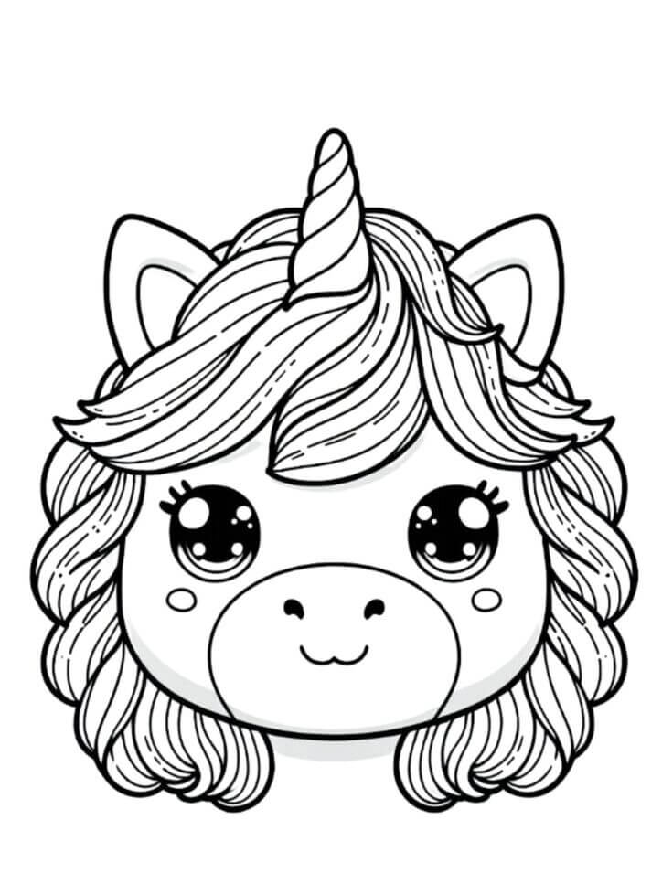 Desenho de Unicórnios para imprimir