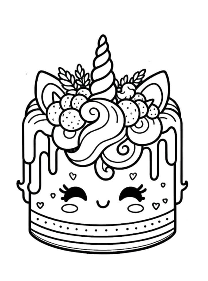 Desenho de Unicórnios para imprimir