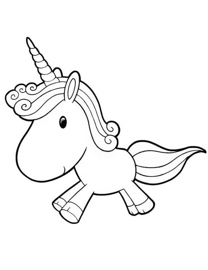 Desenho de Unicórnios para imprimir