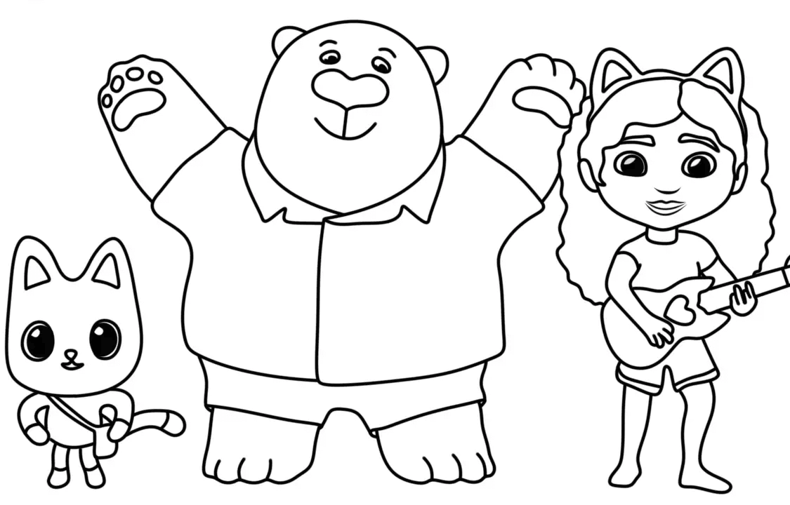 Desenho de A Casa Mágica da Gabby para imprimir