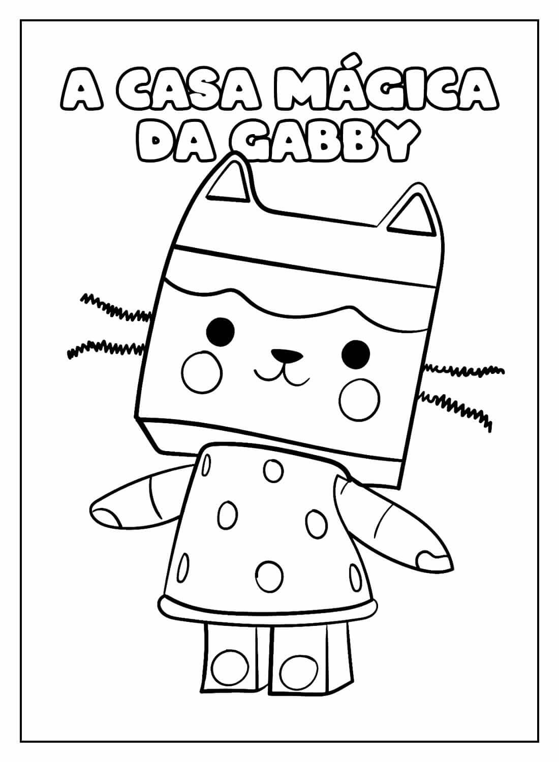 A Casa Mágica da Gabby para Colorir e Imprimir