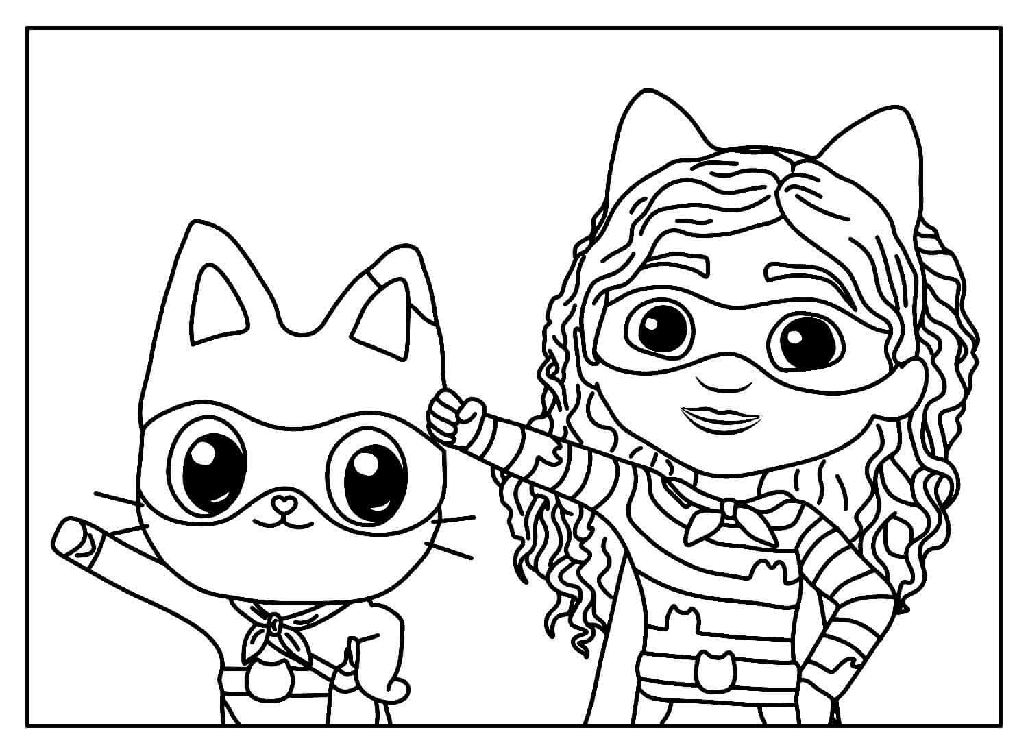 Desenho de A Casa Mágica da Gabby para imprimir