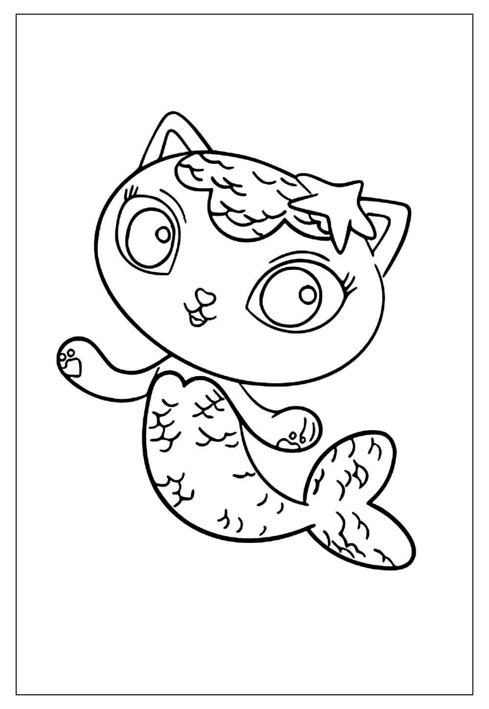 Desenho de A Casa Mágica da Gabby para imprimir