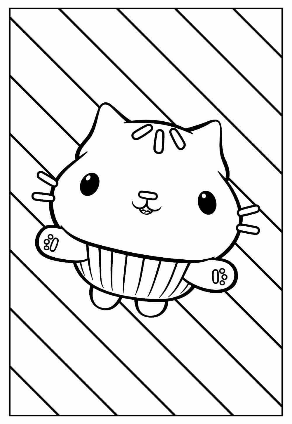 Desenho de A Casa Mágica da Gabby para imprimir