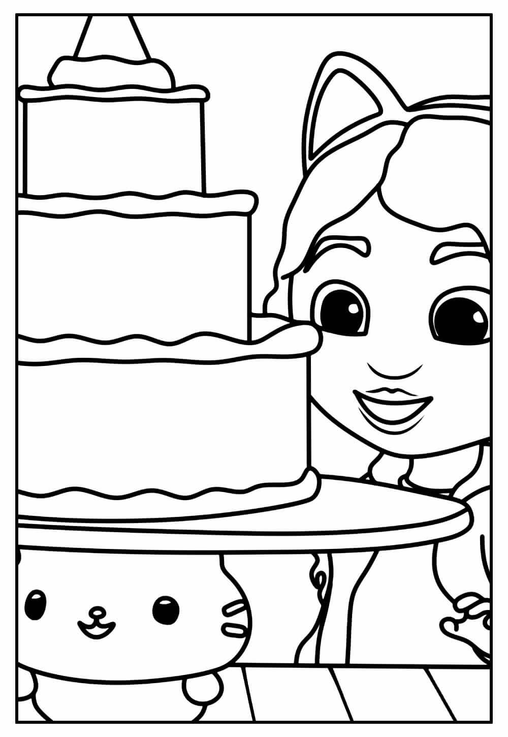 A Casa Mágica da Gabby para Colorir e Imprimir