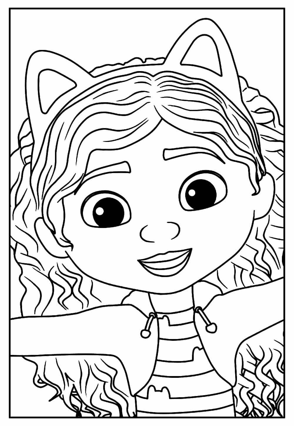 Imprimir A Casa Mágica da Gabby para Colorir