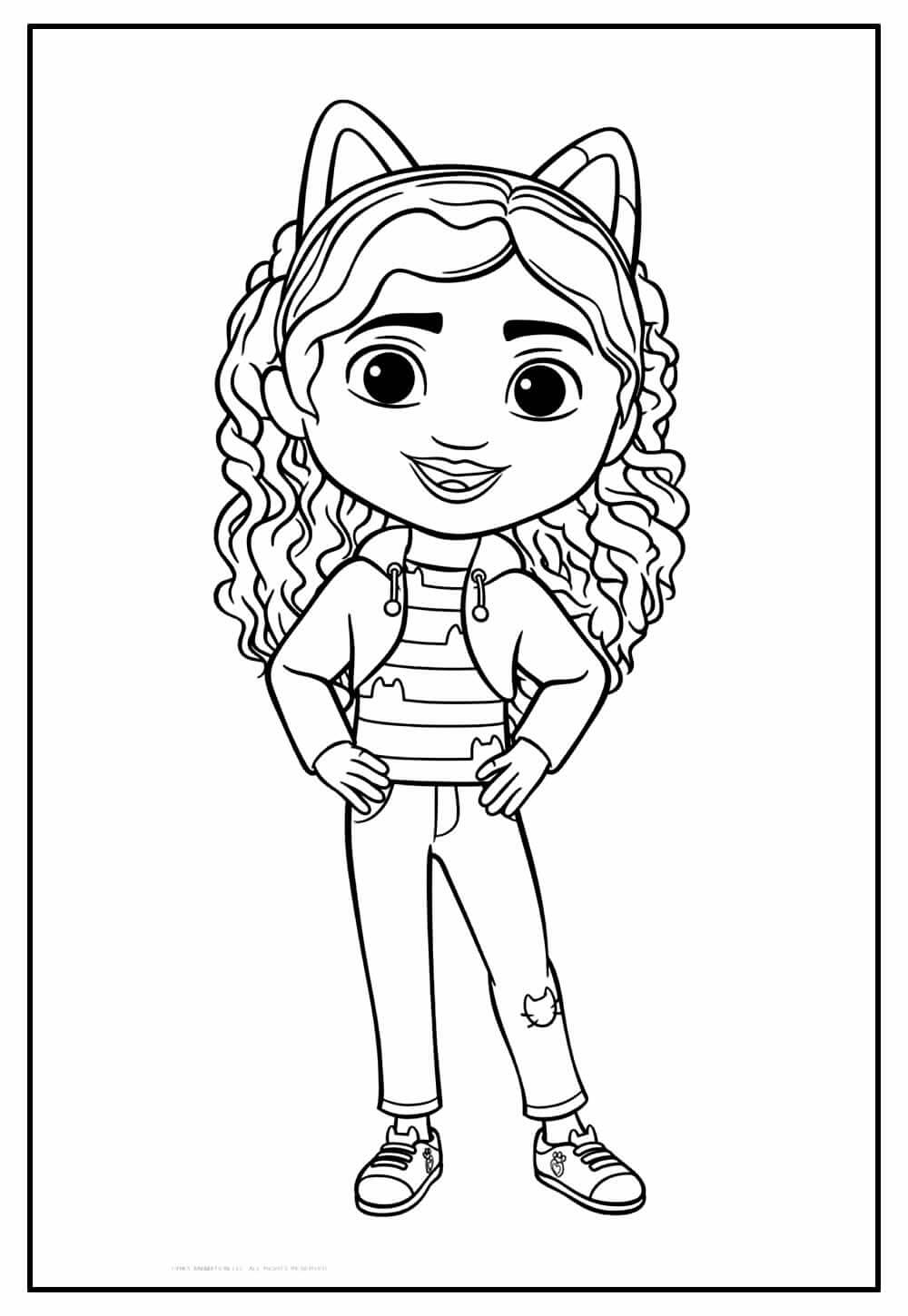 A Casa Mágica da Gabby para Colorir e Imprimir