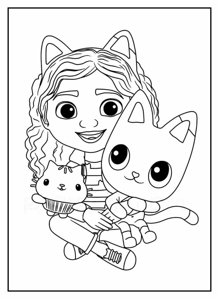 Desenho de A Casa Mágica da Gabby para imprimir