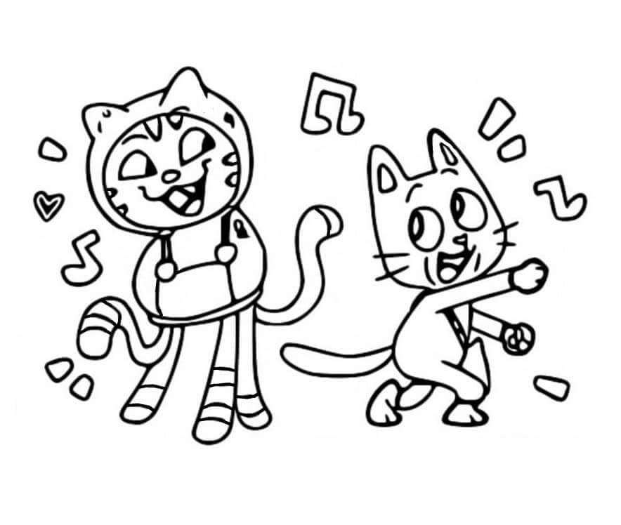 Desenho de A Casa Mágica da Gabby para imprimir