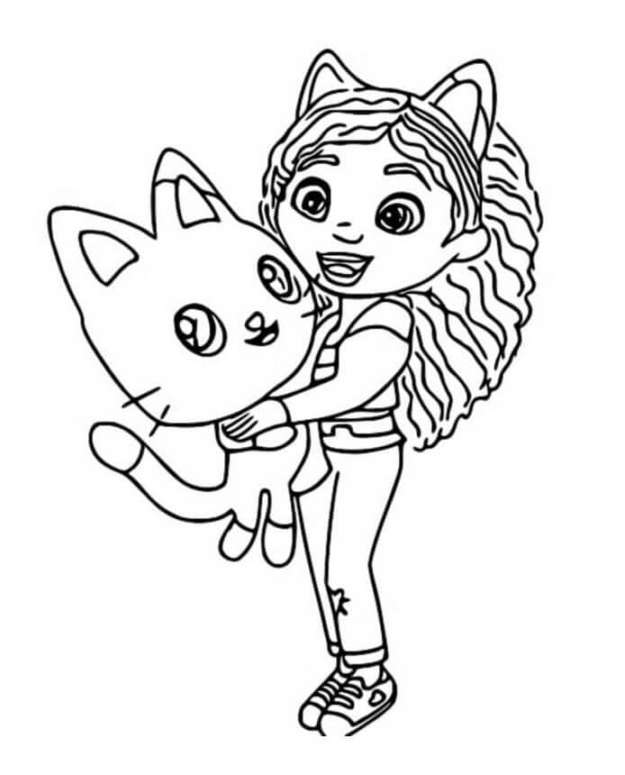 Desenho de A Casa Mágica da Gabby para imprimir