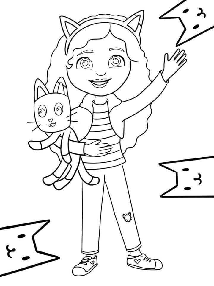 Desenho de A Casa Mágica da Gabby para imprimir