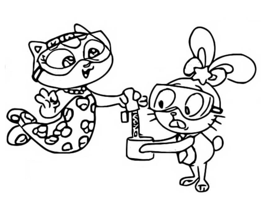 Desenho de A Casa Mágica da Gabby para imprimir