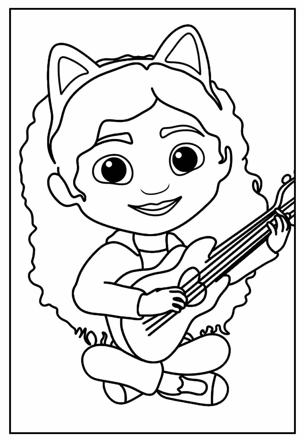 Desenho de A Casa Mágica da Gabby para imprimir
