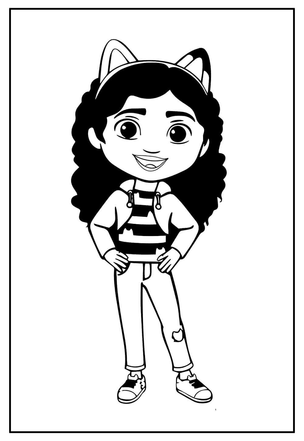 Desenho de A Casa Mágica da Gabby para imprimir