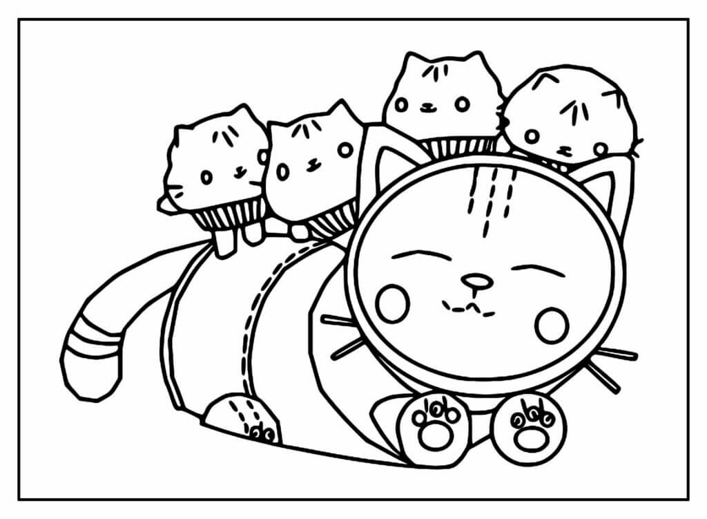 Desenho de A Casa Mágica da Gabby para imprimir