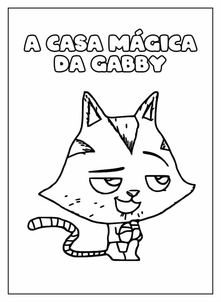 Desenho de A Casa Mágica da Gabby para imprimir