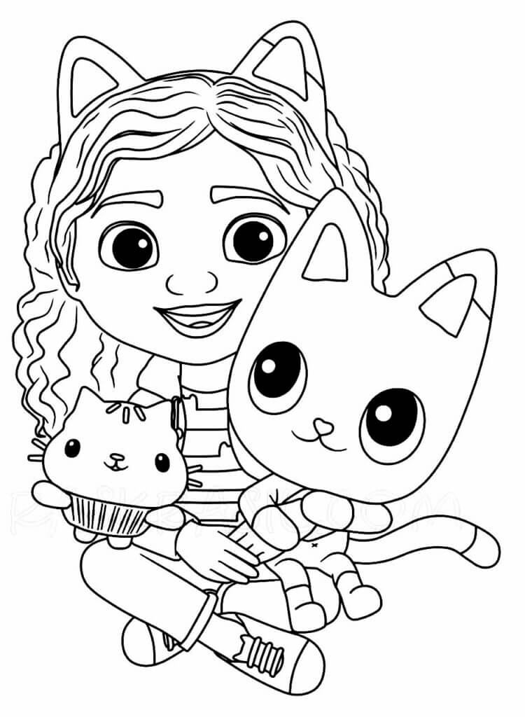 Desenho de A Casa Mágica da Gabby para imprimir