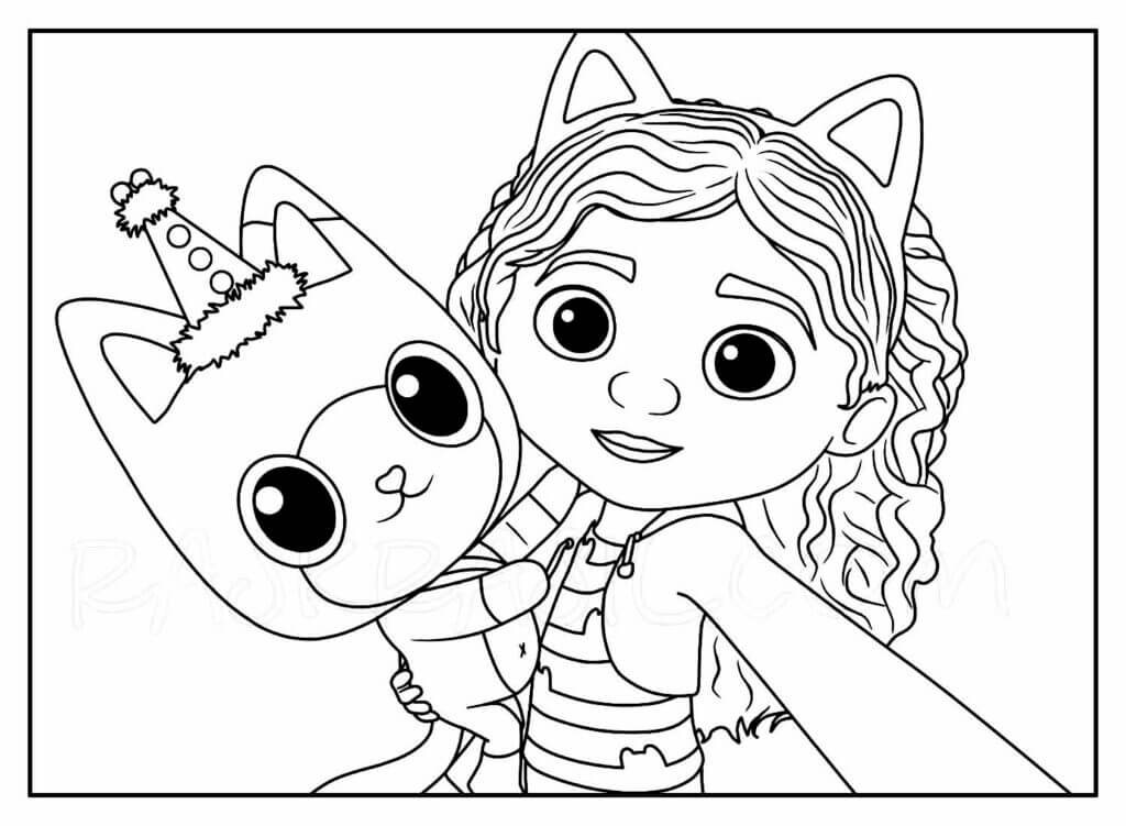Desenho de A Casa Mágica da Gabby para imprimir