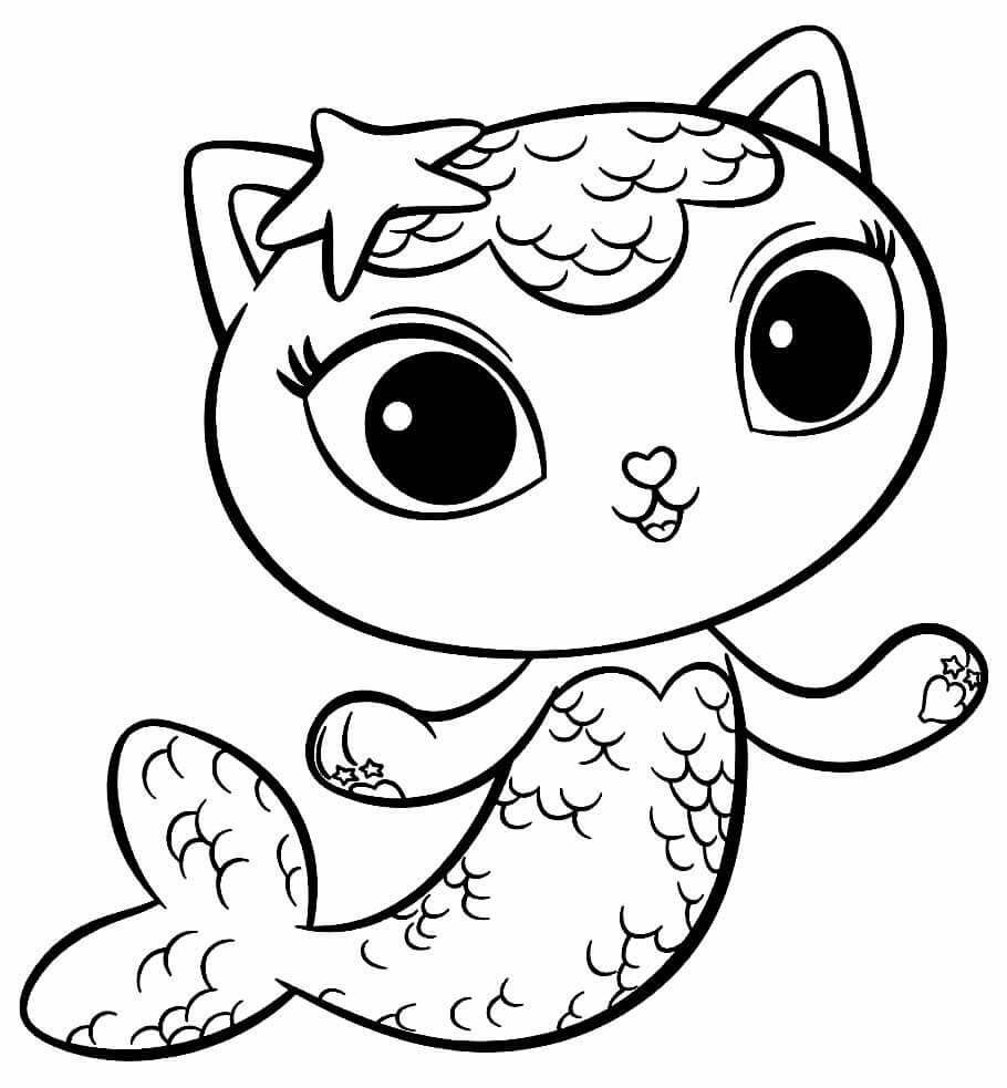 Desenho de A Casa Mágica da Gabby para imprimir