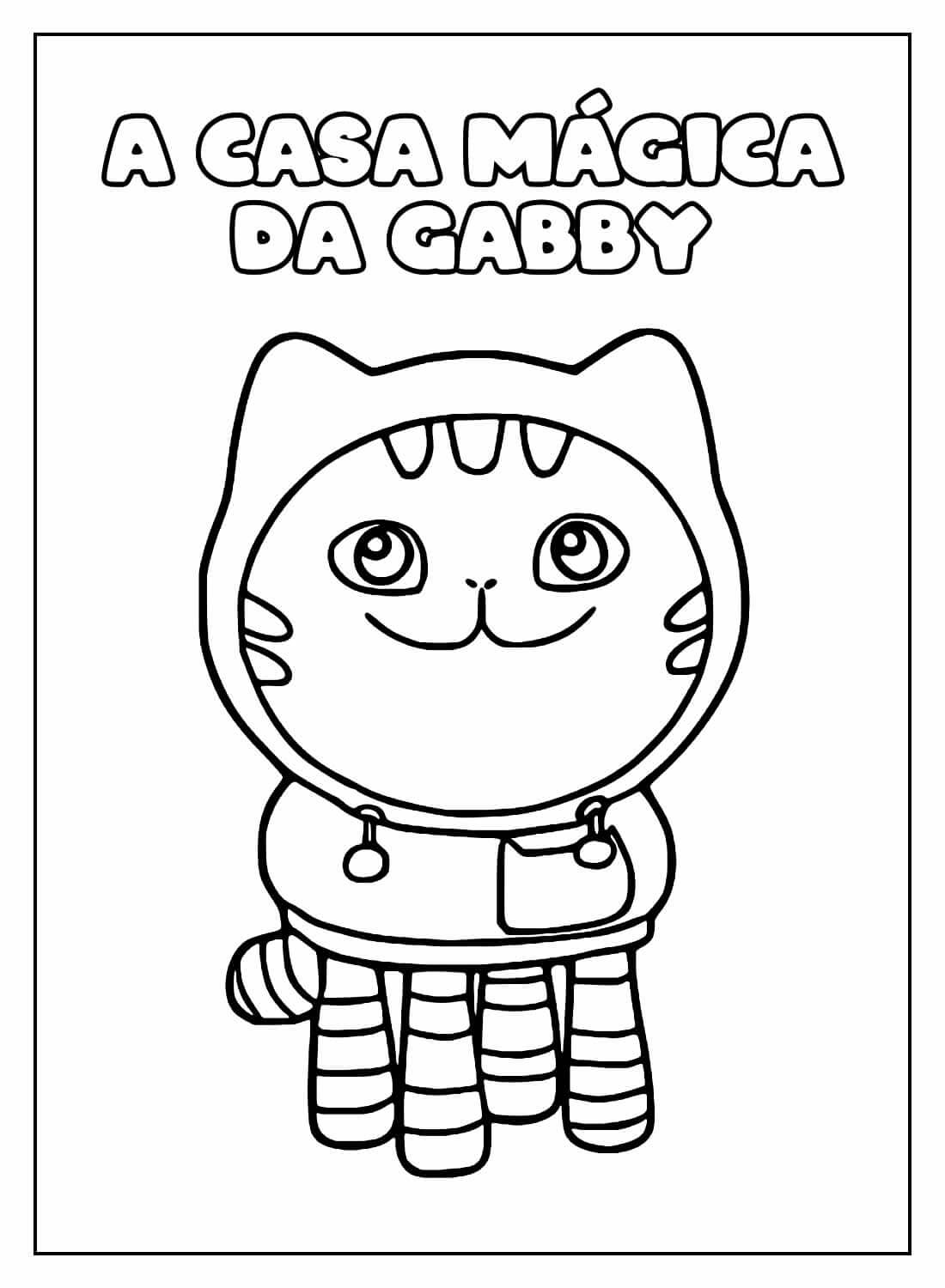 Desenho de A Casa Mágica da Gabby para imprimir