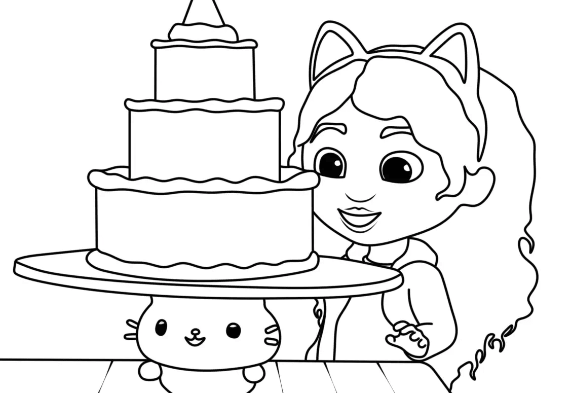 Desenho de A Casa Mágica da Gabby para imprimir