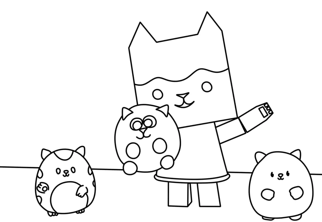 Desenho de A Casa Mágica da Gabby para imprimir