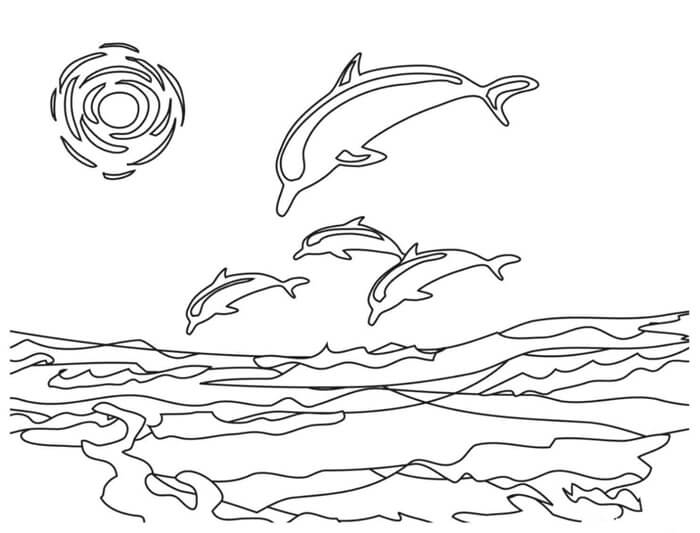 Desenho de Boto-cor-de-rosa para imprimir