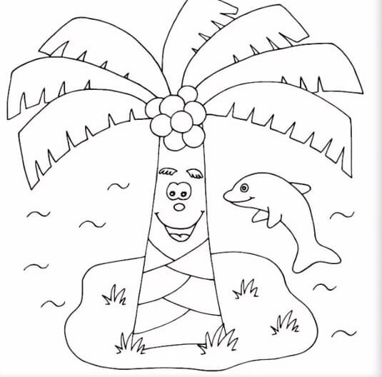 Desenho de Boto-cor-de-rosa para imprimir