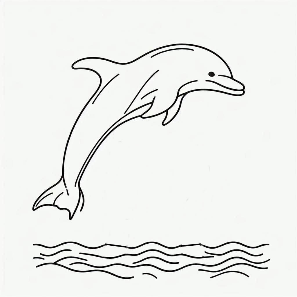 Desenho de Boto-cor-de-rosa para imprimir