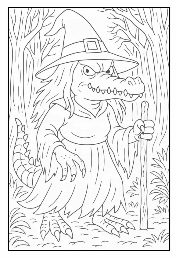 Desenho de Cuca para imprimir