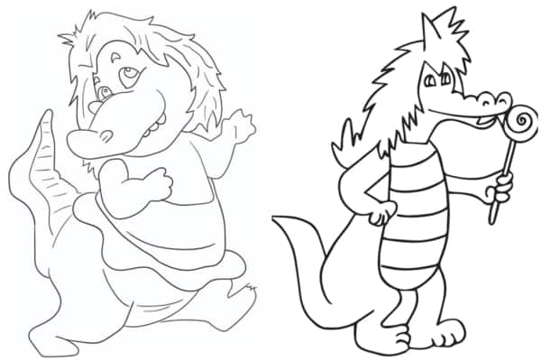 Desenho de Cuca para imprimir