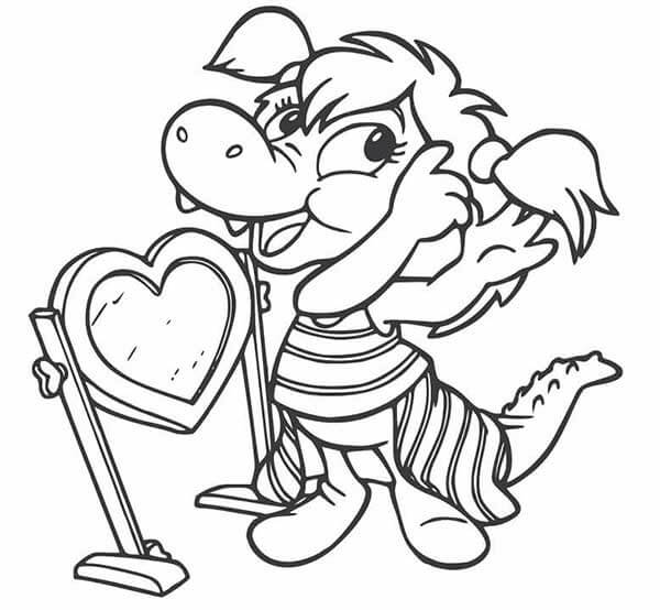 Desenho de Cuca para imprimir