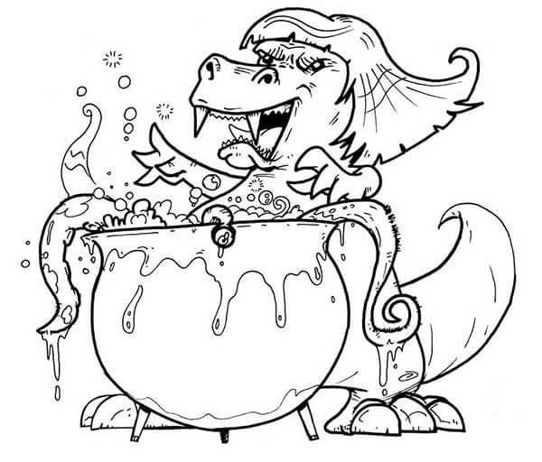 Desenho de Cuca para imprimir