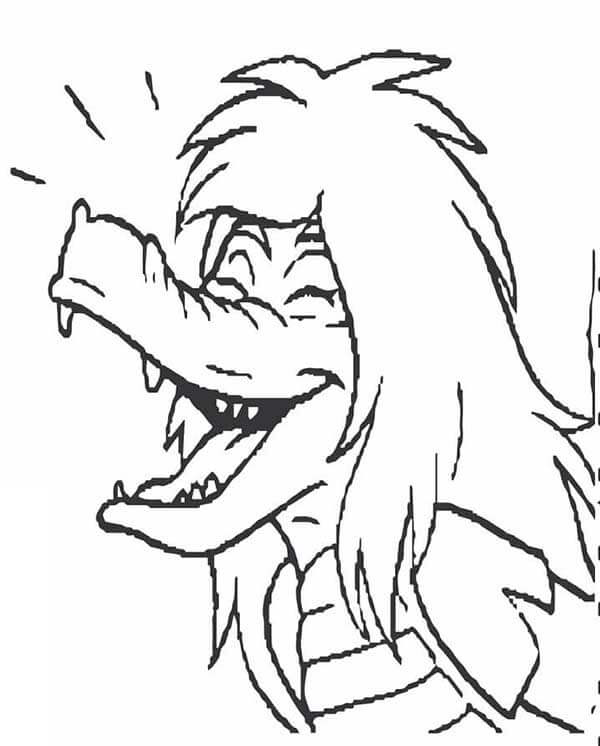 Desenho de Cuca para imprimir