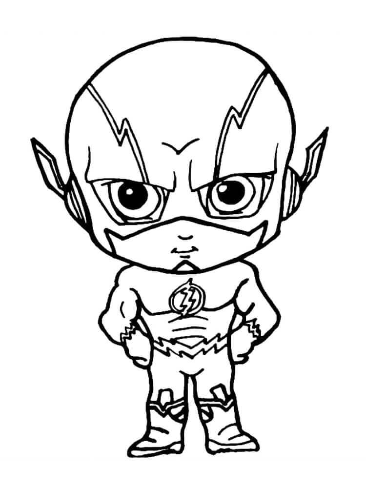 Desenho de Flash para imprimir