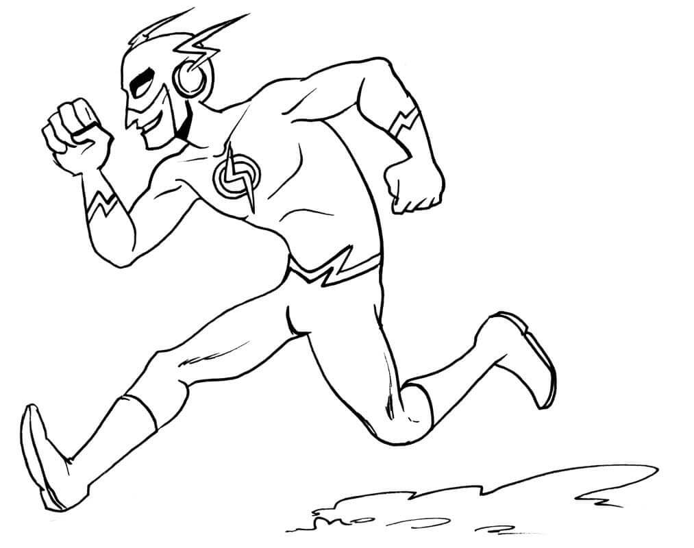 Desenho de Flash para imprimir
