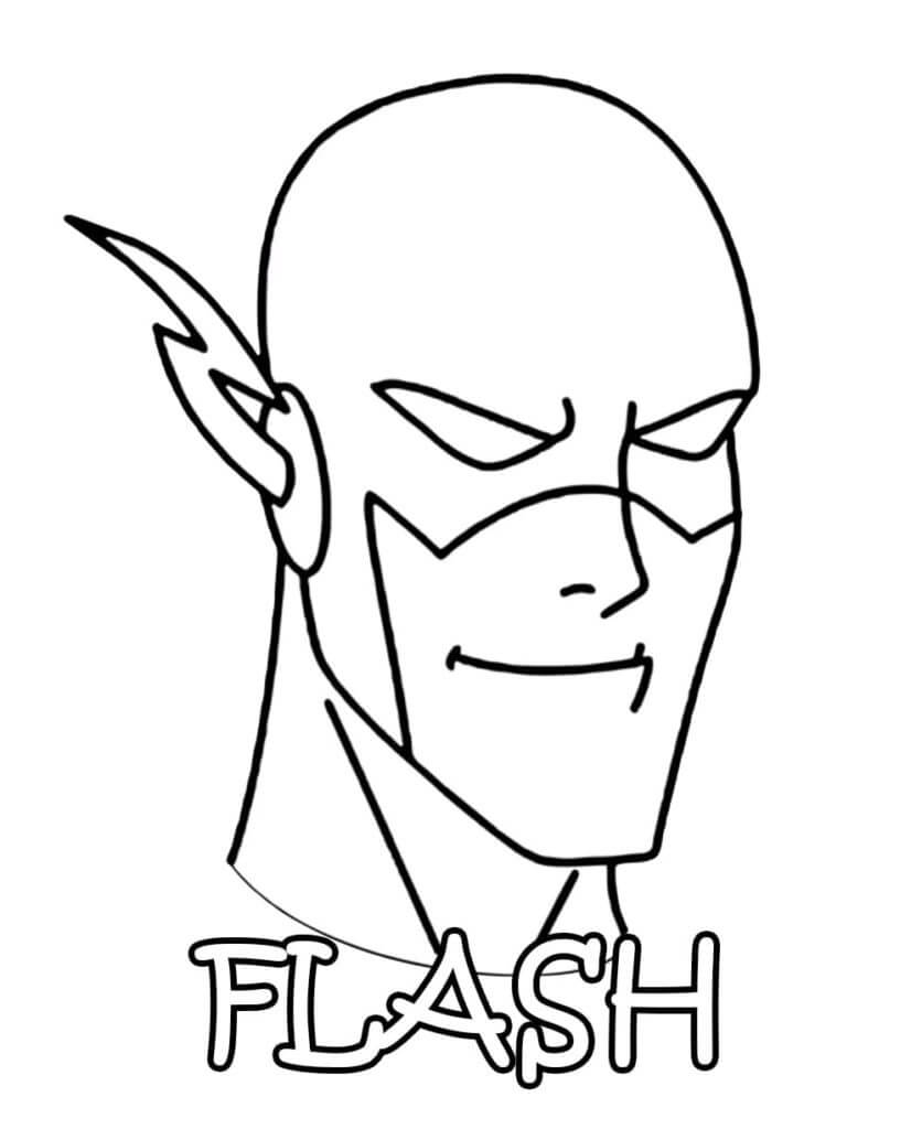 Desenho de Flash para imprimir
