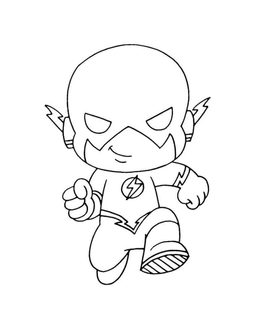 Desenho de Flash para imprimir