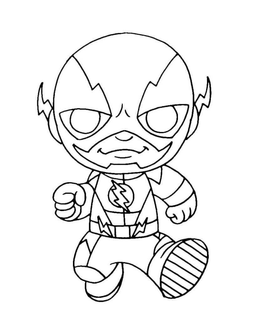 Desenho de Flash para imprimir