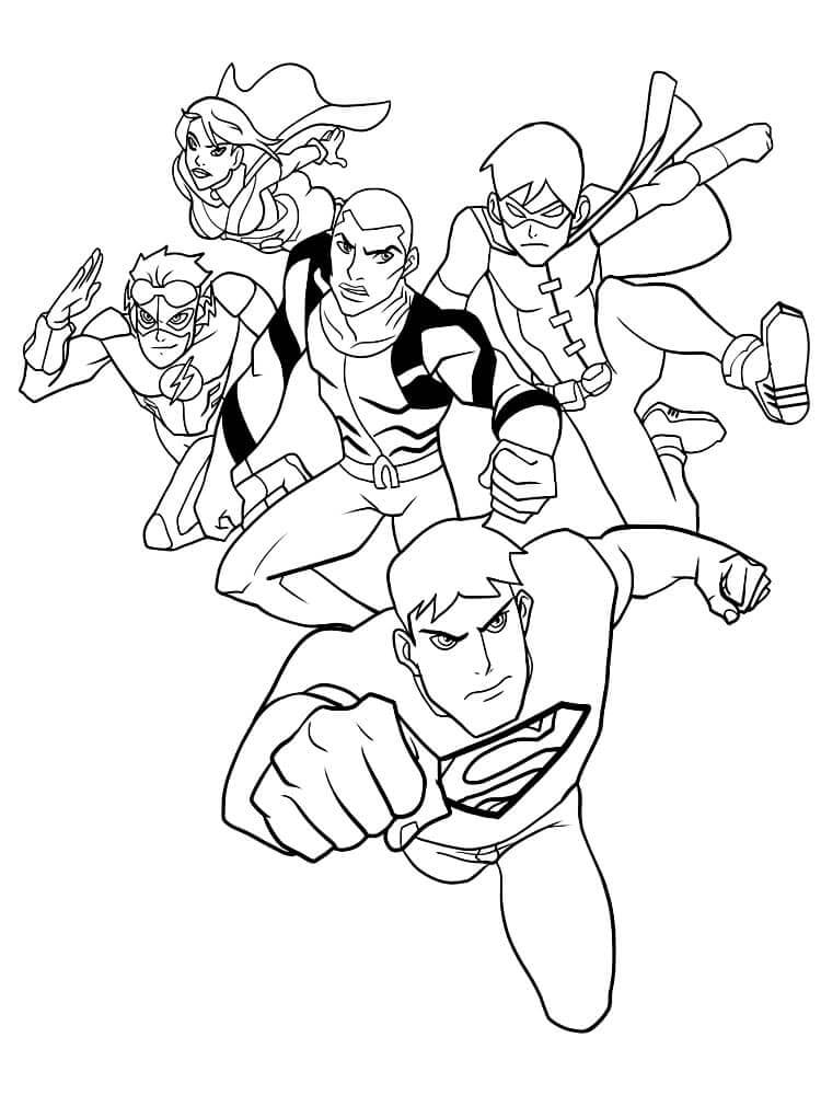 Desenho de Flash para imprimir