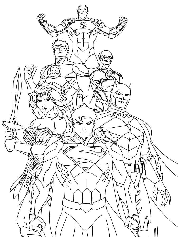 Desenho de Flash para imprimir