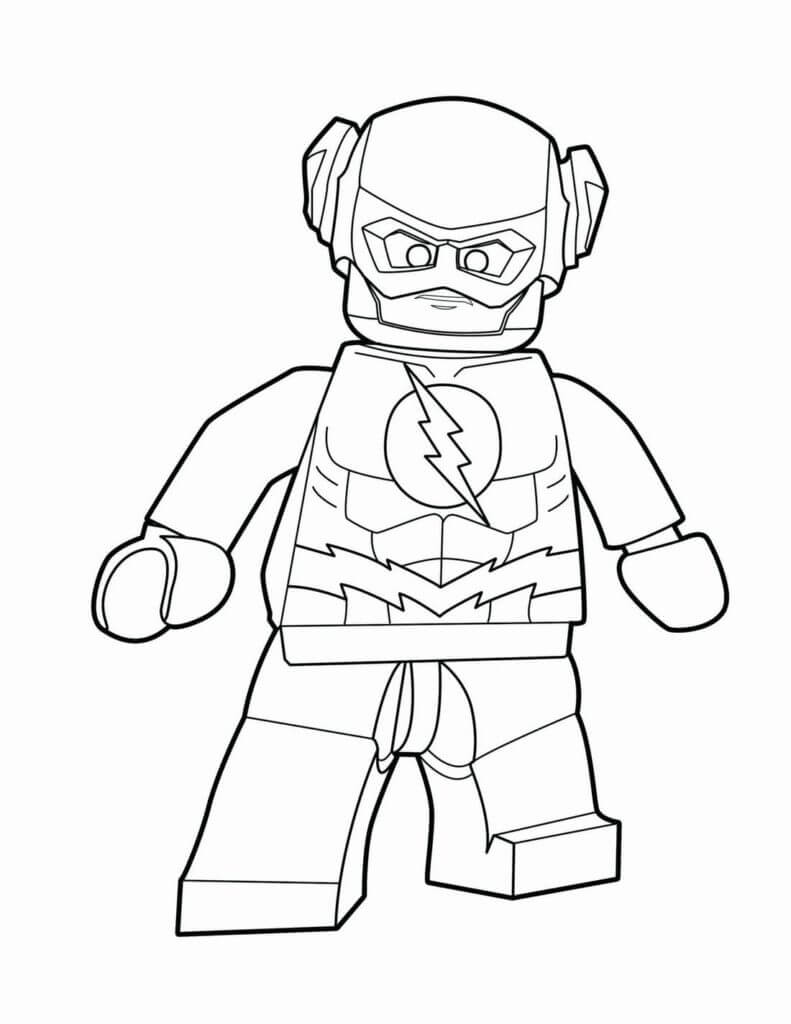 Desenho de Flash para imprimir